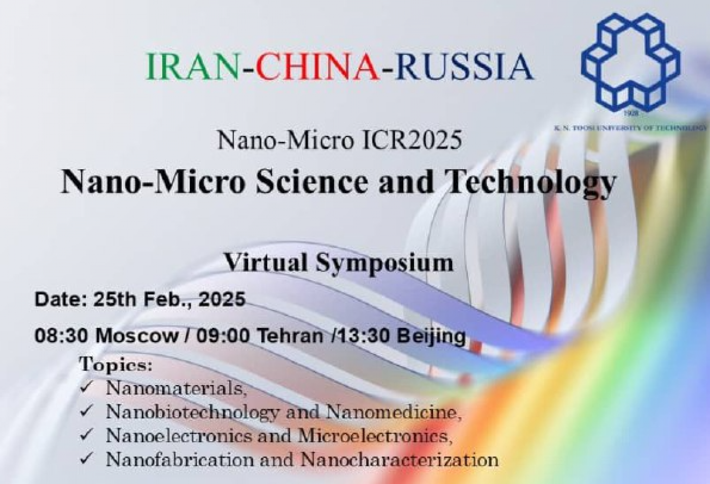 Iran, China, and Russia to Collaborate in Virtual Nano-Micro Science and Technology Symposium